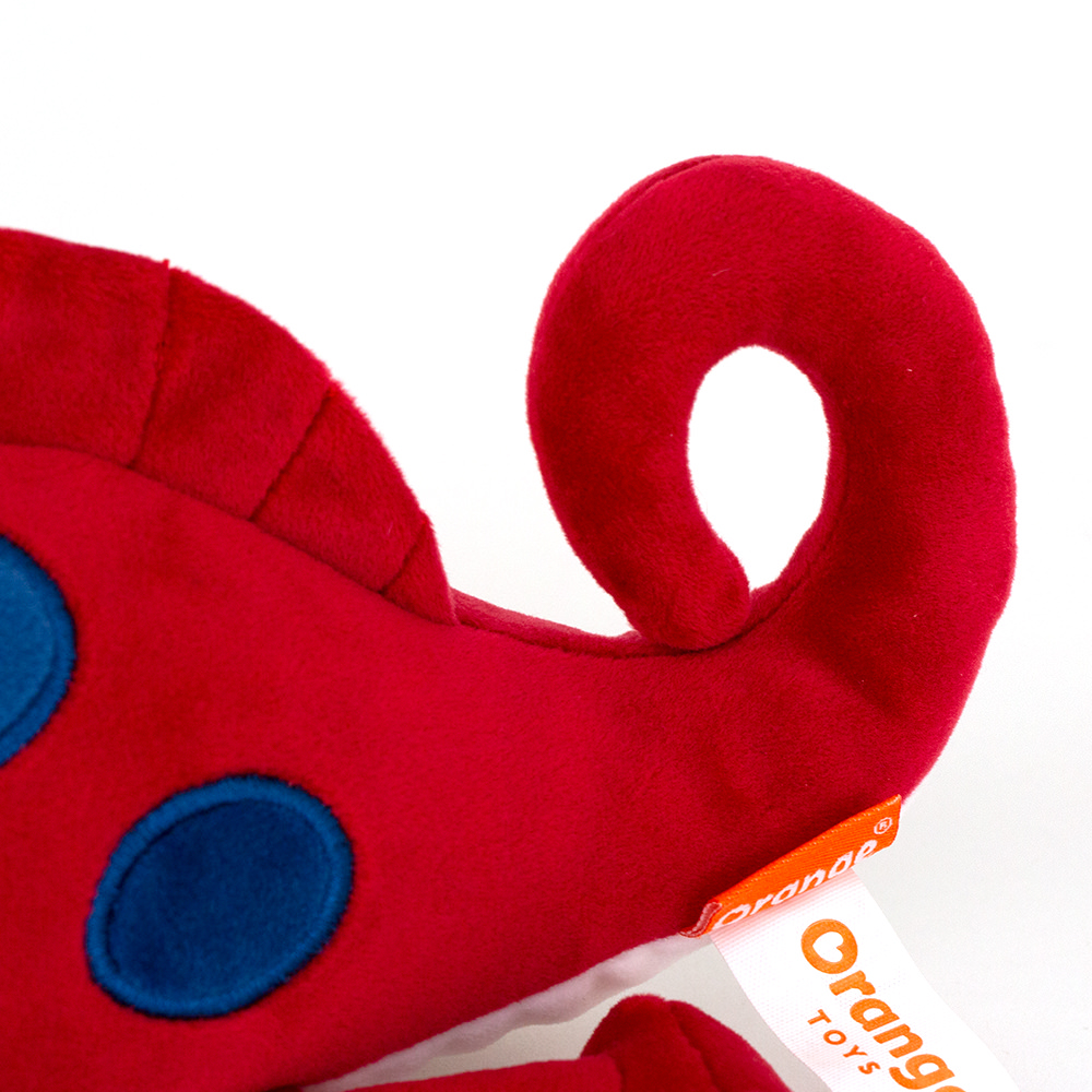 Peluche Camaleón rojo 30cm-0+ - Imagen 6