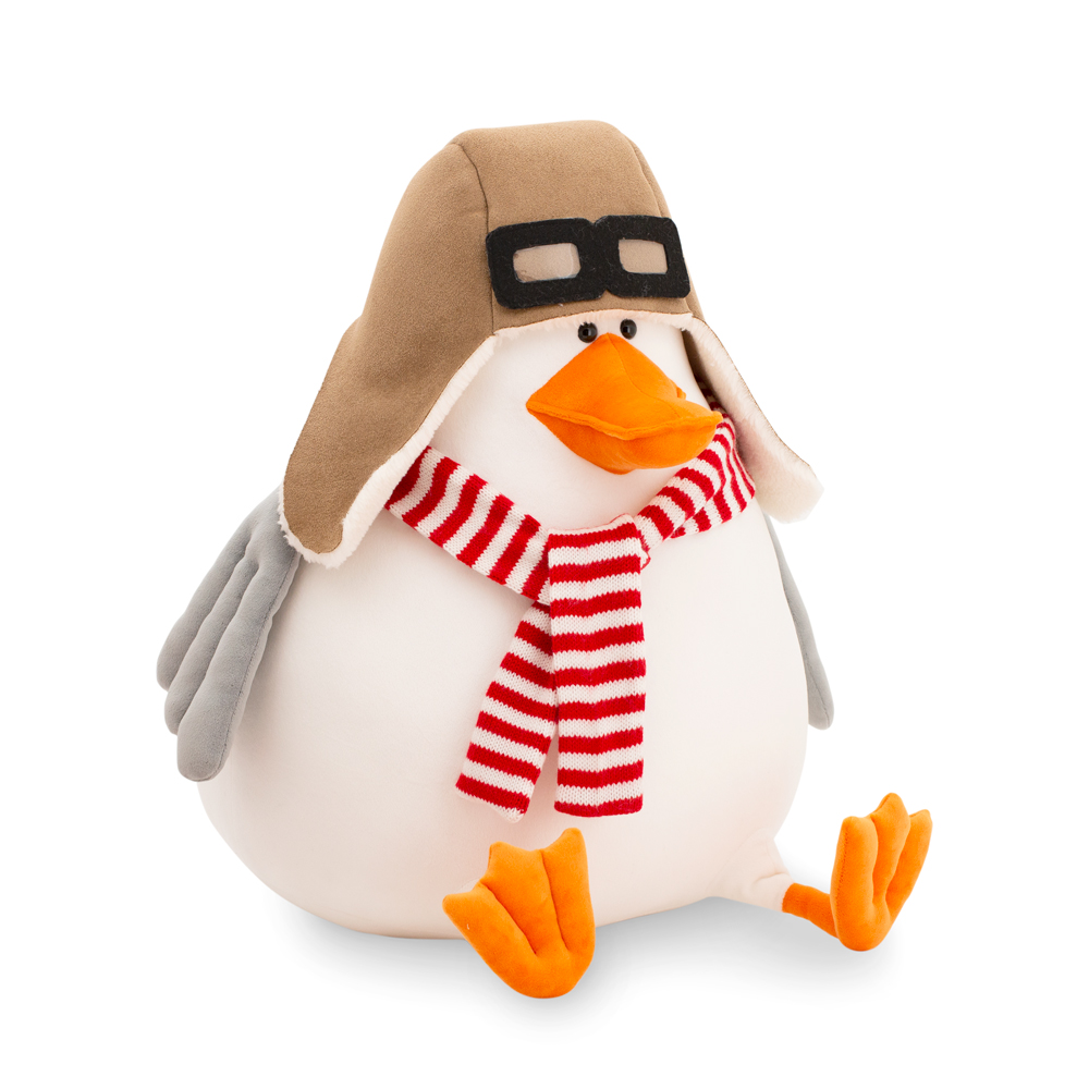 Peluche Ganso con gorro de piloto-20cm -0+ - Imagen 2