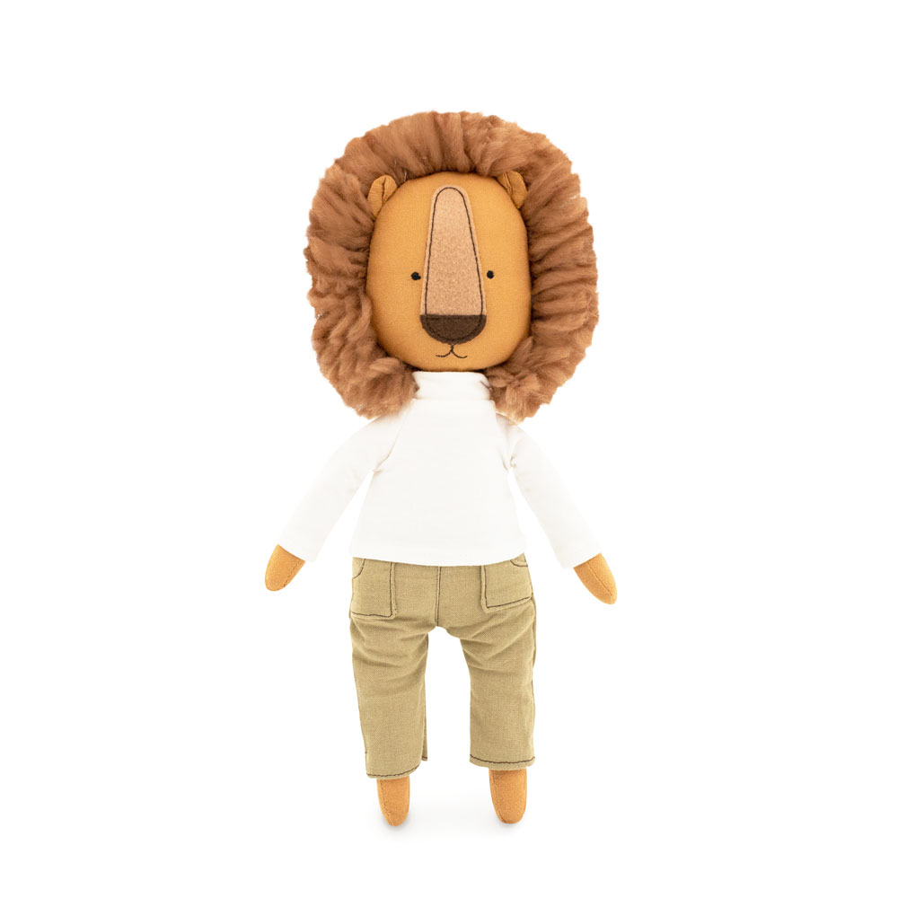 Peluche de algodón, Cotti Motti, Simón el León (30cm)-0+ - Imagen 2