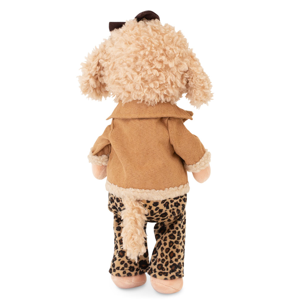 Peluche Lucky Doggy, Lucky Fendy: Traje de leopardo -38 cm- 3+ - Imagen 5