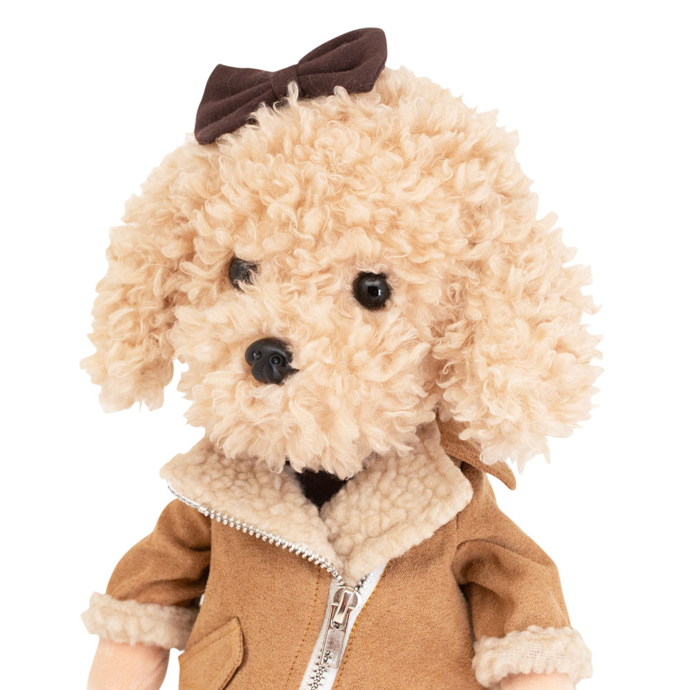 Peluche Lucky Doggy, Lucky Fendy: Traje de leopardo -38 cm- 3+ - Imagen 6