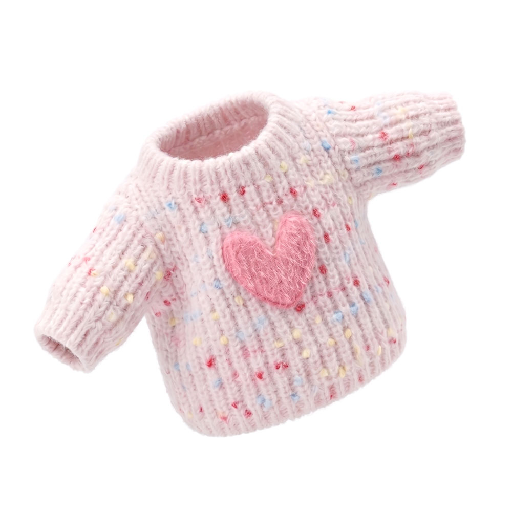 Conjunto de ropa de peluche Lucky Kitty: Pink Heart - Imagen 2