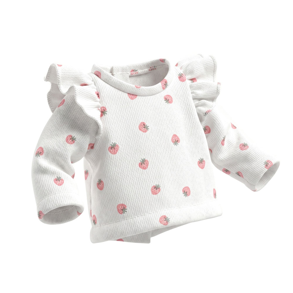 Conjunto de ropa de peluche Lucky Kitty: Vintage Rose - Imagen 2