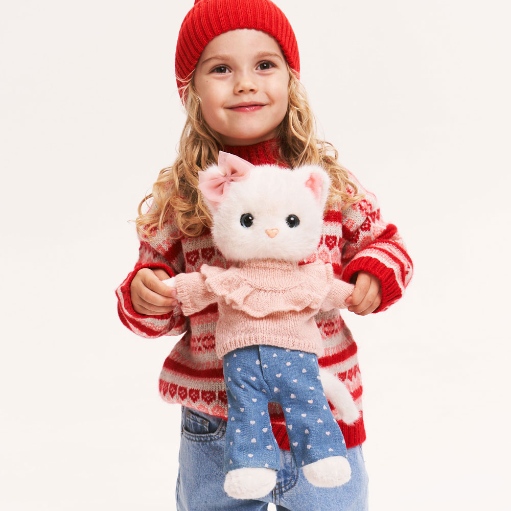 Muñeca Lucky Kitty: Sweet Denim - 38cm - 3+ - Imagen 7
